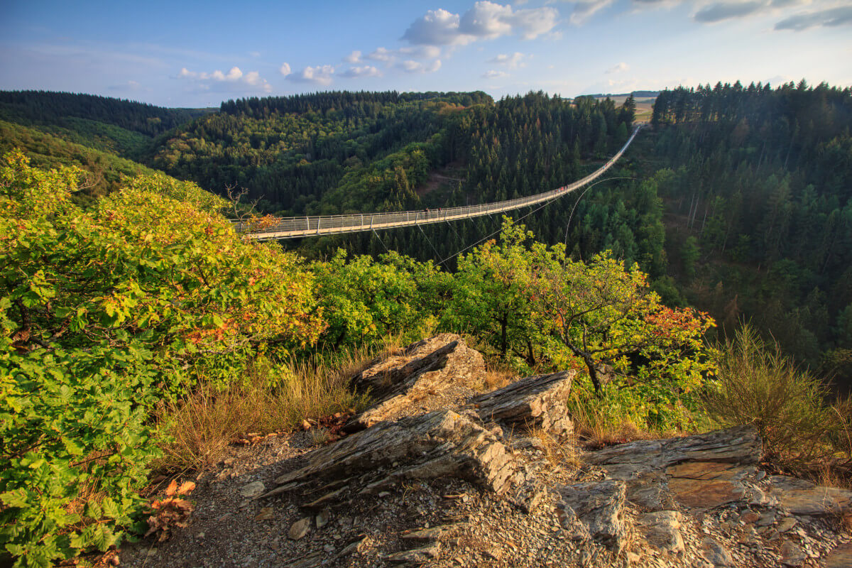 Geierlay-Hängebrücke im Hunsrück